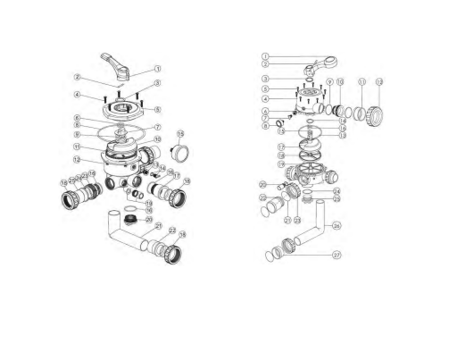 Çok Yollu vana Yedekleri