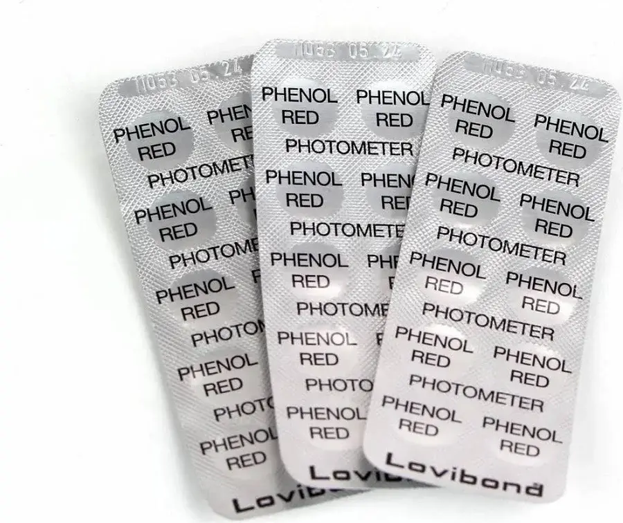 TK01Y2 Phenol Red pH Ölçümü İçin Yedek Tablet