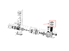 Havuz Pompa Sepet Kapağı SMP150T Trifaze Uyumlu Yedek Parça