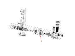 SMP100T Trifaze Havuz Pompa Flanşı Uyumlu Yedek Parça