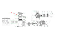 Saci Winner Pompa Sepet Kapağı 300T Trifaze Uyumlu Yedek Parça